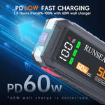 Arrancador Runsea 5000A Para Batería Auto 12V