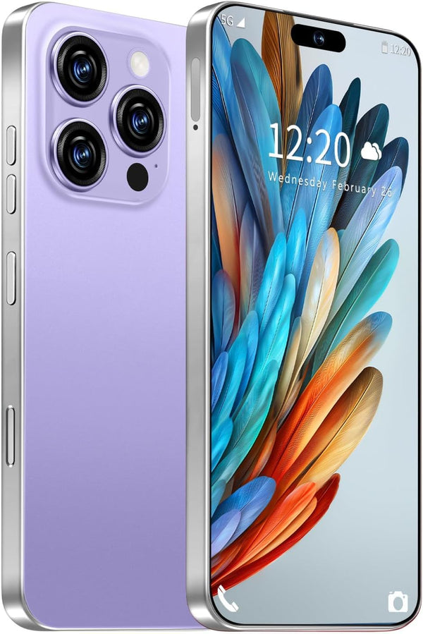 Huness I16 ProMAX, Teléfono celular desbloqueado,8GB+256GB