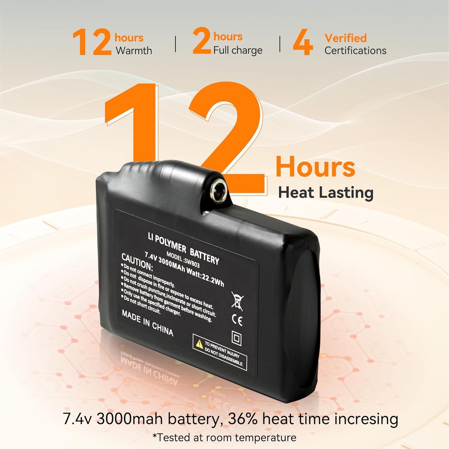 Guantes Térmicos, control por app, impermeables, recargables.