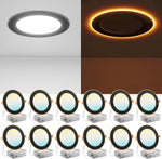 Paquete De 12 Unidades De Luces LED Amico 5CCT