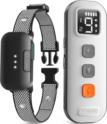 Collar de entrenamiento para perros, BUUOC, pitido, vibración y choque.