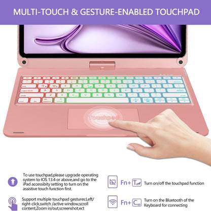 Funda con teclado giratorio, 360°, iPad Pro 12.9" (USADO).