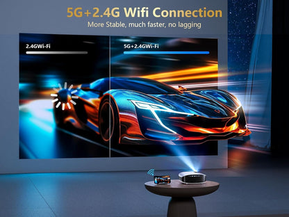 Proyector inteligente Goodee YG600, 4K con WiFi, 5G y Bluetooth