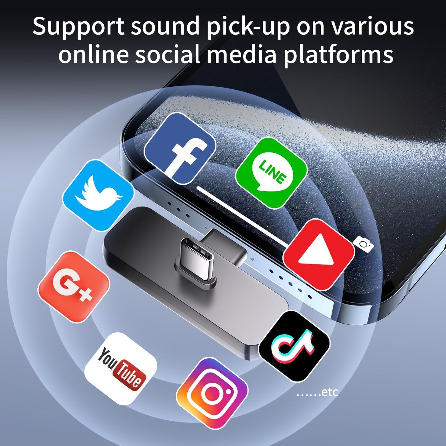 2 mini micrófonos inalámbricos de solapa Lavalier