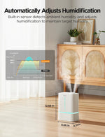 Humidificador inteligente GoveeLife H7148, Niebla fría 4.5 L (USADO)
