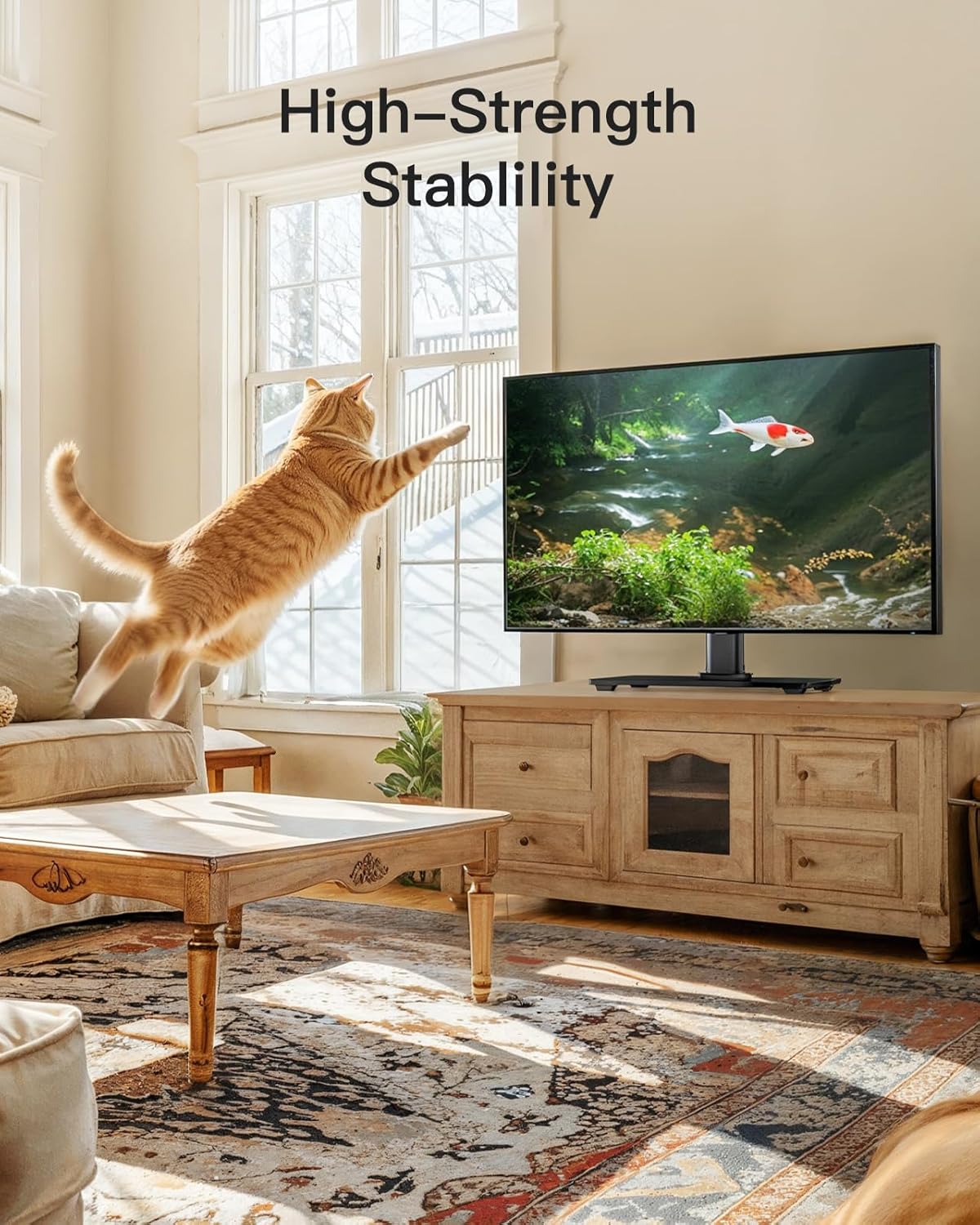 PERLESMITH Soporte Universal para TV – Soporte para TV de 32 a 55 Pulgadas