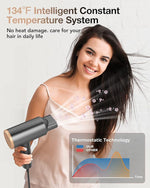 Secador de pelo con difusor, iónico de 1600 W HDG-06