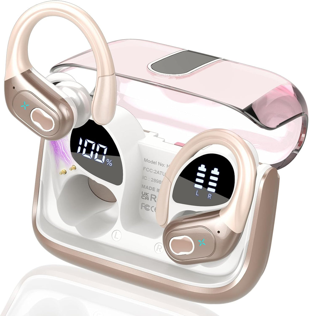 Auriculares inalámbricos con Bluetooth 5.4 Aptkdoe (USADO)