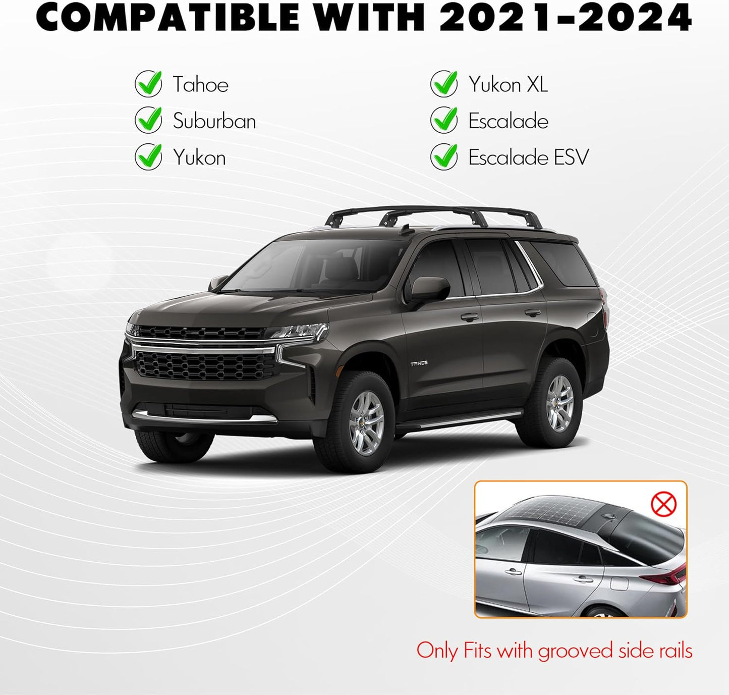 Barra Transversal de Techo Especial para SUV 2021