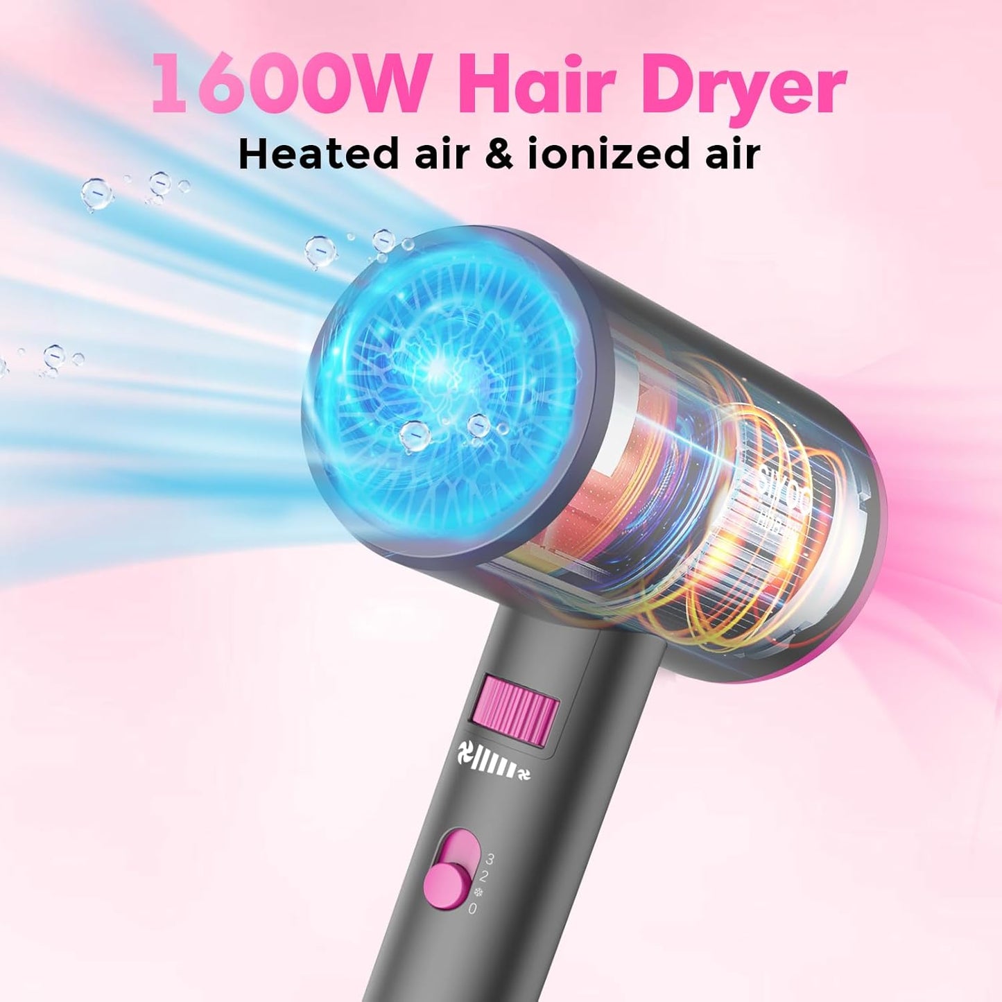 SIYOO HDR-06 Secador de pelo profesional con detalle openbox