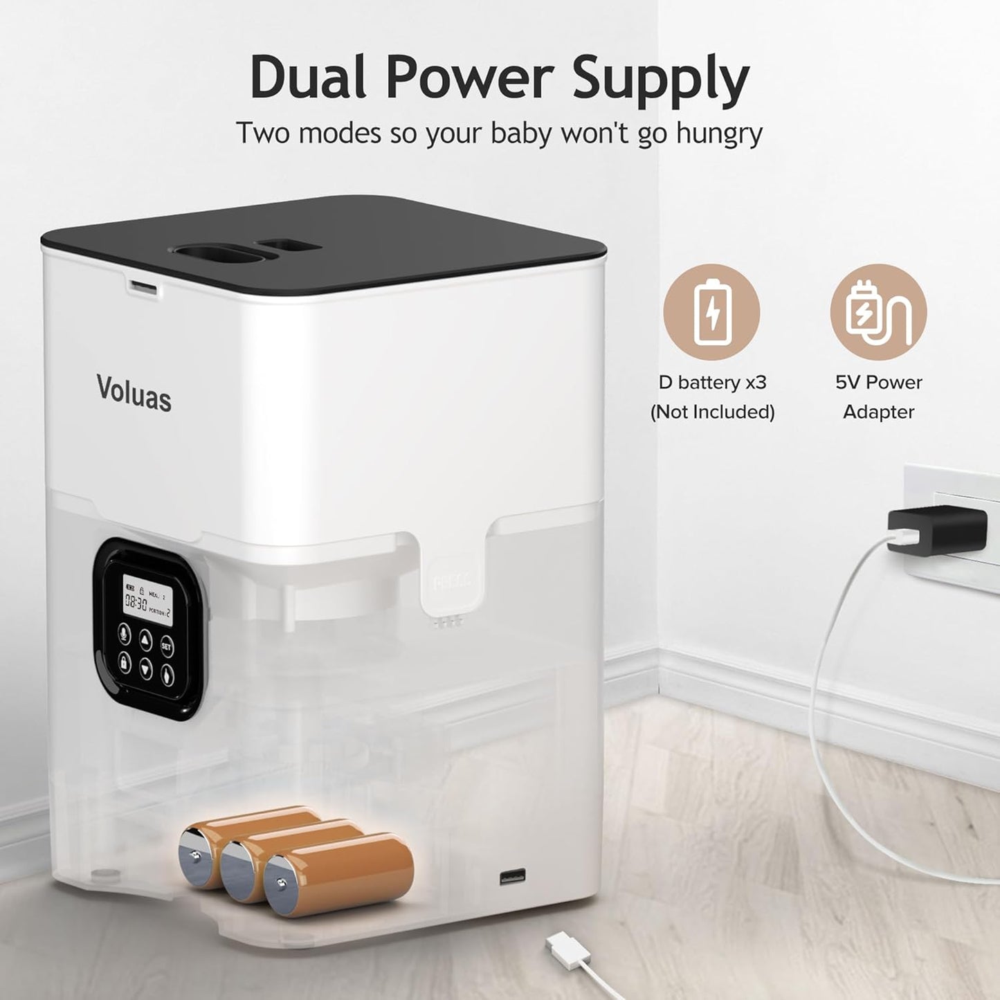 VOLUAS Comederos automáticos para mascotas