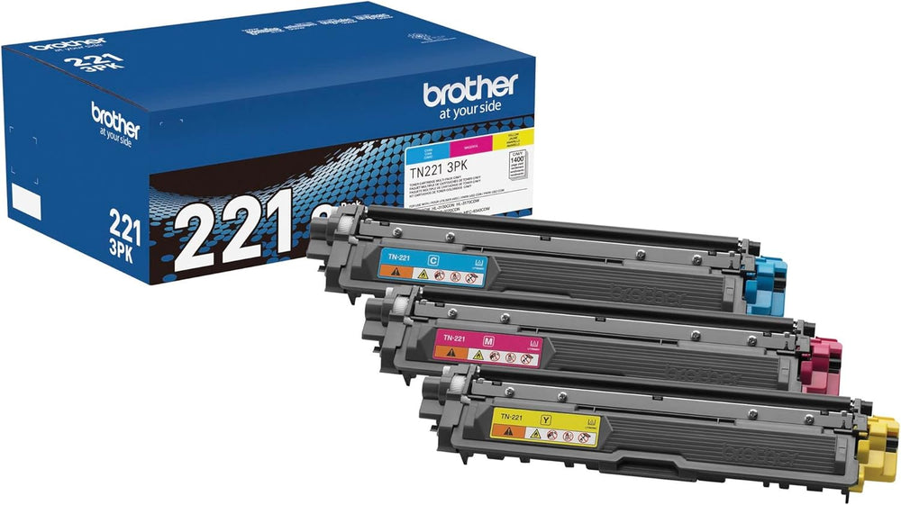 Cartuchos de tóner Brother Rend. estándar, 3PK/Colores (USADO)