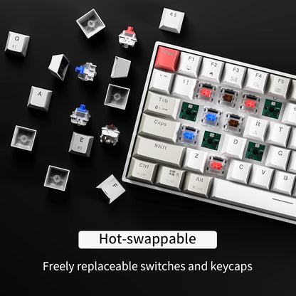Teclado Newmen GM1000 Mecánico Inalámbrico BT
