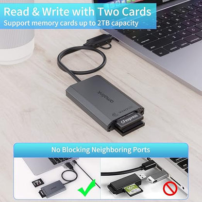 Lector Tarjetas CFexpress Tipo B XQD USB-C USB 3.2 amalink