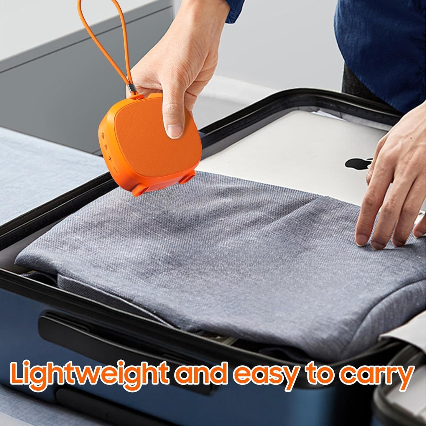 Altavoz portátil Bluetooth inalámbrico, IPX5, TWS, luces RGB.