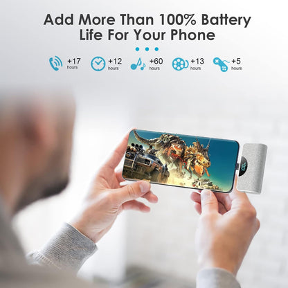 Cargador portátil Blanco USB-C de 5200 mAh (Usado)