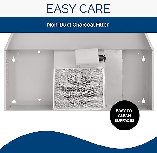 Campana extractora NuTone, RL6200, 24", sin conductos, (DETALLES).