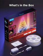 Luces Navideñas Govee, Christmas Lights 2, 30 mts, Smart LED, RGB.