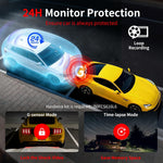 Dash Cam 4K Delantera y Trasera WiFi Visión Nocturna