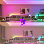 Cuerda de luces LED, color neón de 10 metros, IP67, control remoto.