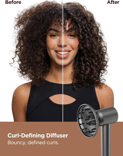 Secador de Cabello Plavogue, 110-220V, con difusor, iónico, alta velocidad.