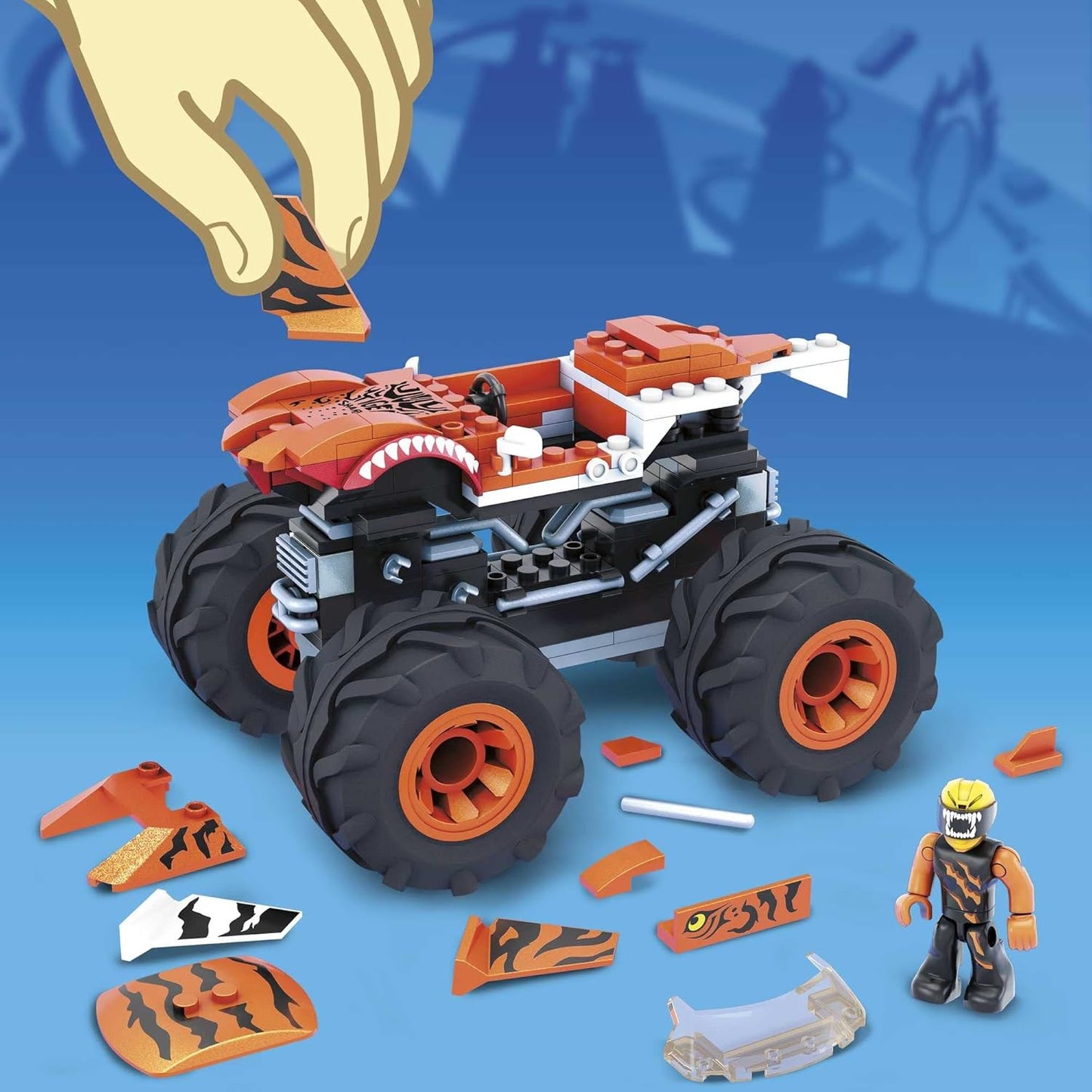Mattel, Mega Construx, Monster Truck Tiger Shark.