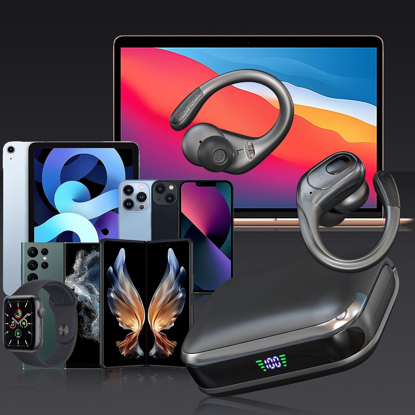 Auriculares Inalámbricos Bluetooth BX31 Funda de Carga