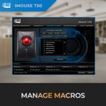 Mouse Inalámbrico Ergonómico Trackball Adesso iMouse T50