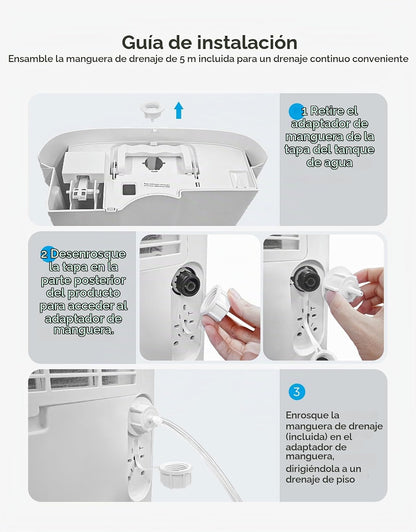 Deshumidificador Govee H7152 con bomba, 4.500 ft, WI-FI  (USADO)