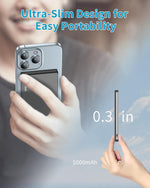 Cargador bateria portátil inalámbrico powerbank 5000 mAh