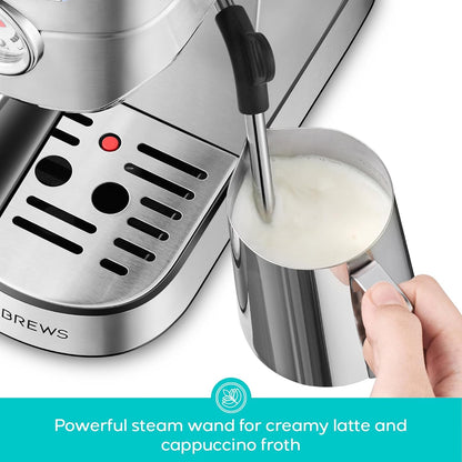 Cafetera Espresso CASABREWS CM5418, de Acero Inoxidable.(USADA)