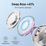 Auriculares Bluetooth 5.3, auriculares inalámbricos con pantalla digital LED.
