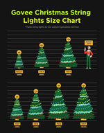 Luces Navideñas Govee, Christmas Lights 2, 30 mts, Smart LED, RGB.
