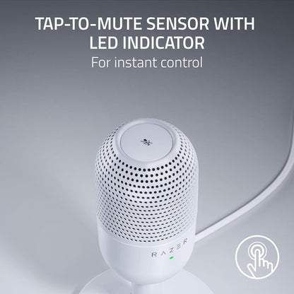 Micrófono USB Razer Seiren V3 Mini Blanco Condensador