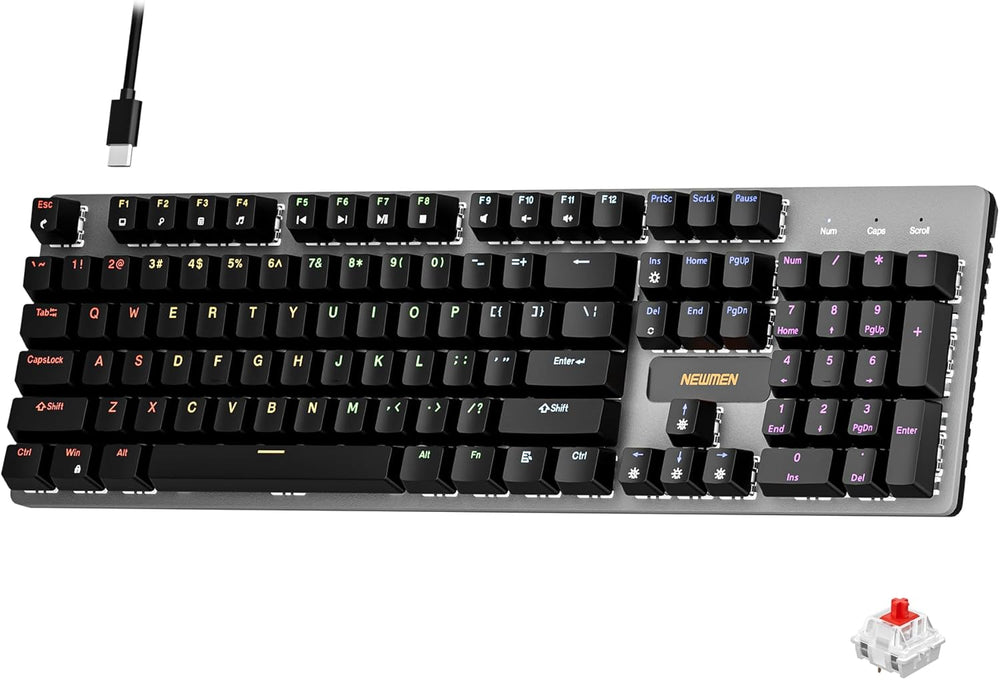 Teclado mecánico con retroiluminación Newmen GM325Pro (USADO)