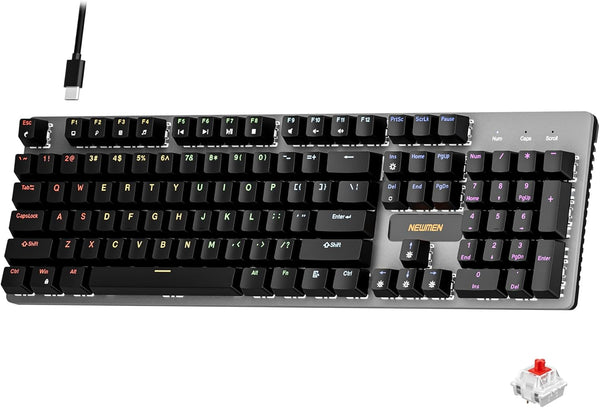 Teclado mecánico con retroiluminación Newmen GM325Pro (USADO)