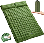 Colchoneta para acampar con bomba de pie, con Almohadas.
