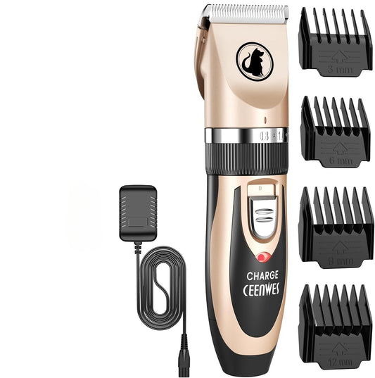 Cortapelos para perros Ceenwes, recargable, inalámbrico, (USADA).