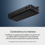 Dell Pro Dock WD25, USB Tipo C con Conector DP, DisplayPort/HDMI/USB 3.2