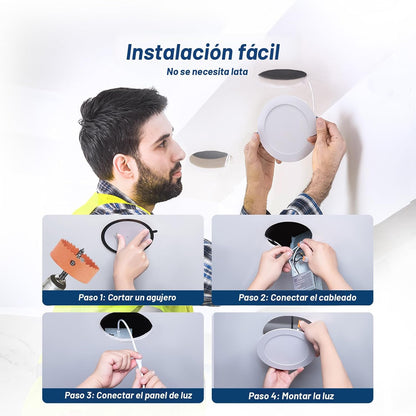 Luces LED empotrables Amico de 6 pulgadas con caja, 24 pack