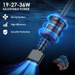 Limpiador eléctrico de peceras, 8 en 1, Suness 36W (USADO)