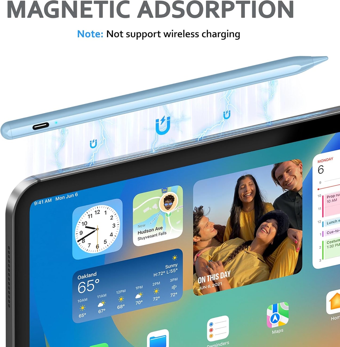 Lapiz óptico, stylus pen, compatible con pantallas táctiles.