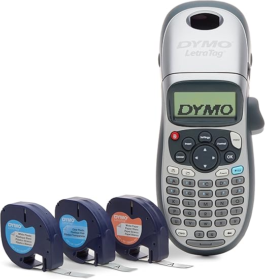 Dymo LetraTag Etiquetadora Manual LCD + Cinta LT