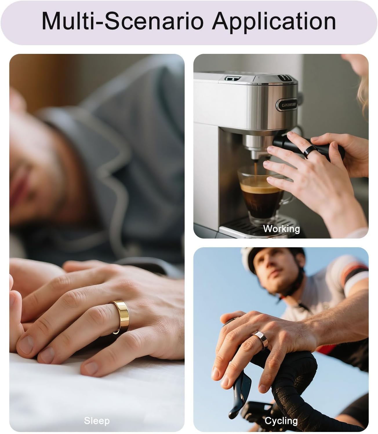 POBOVi - Anillo inteligente para mujeres y hombres.