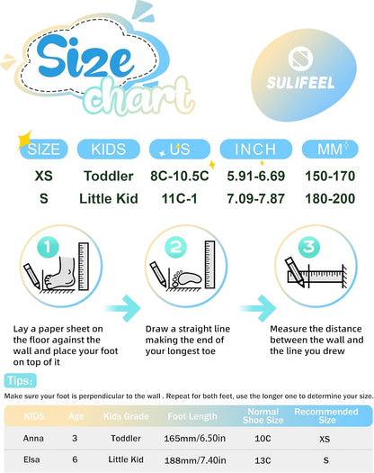 Patines 4 Ruedas SULIFEEL Ajustables Para Niños Con Luces TALLA XS