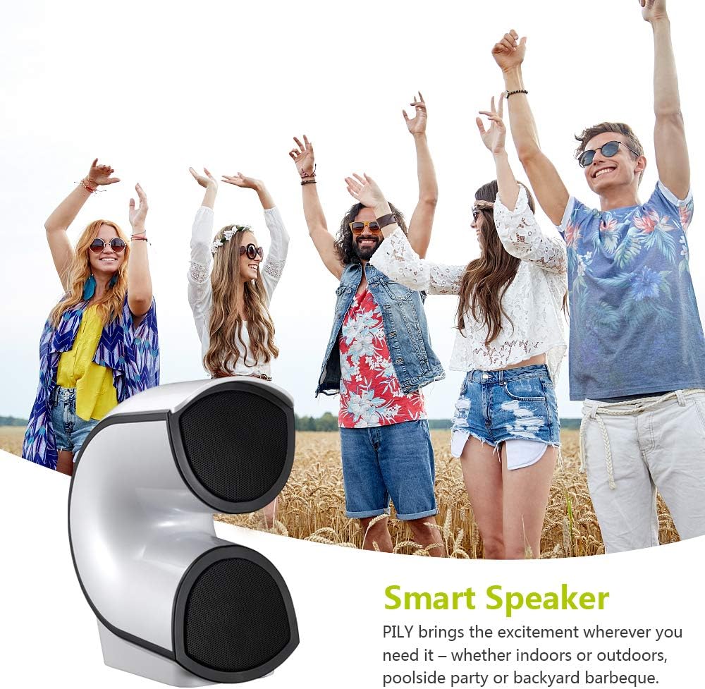 Altavoz portátil inalámbrico Bluetooth 4.2, Museeq PILY (NEGRO).
