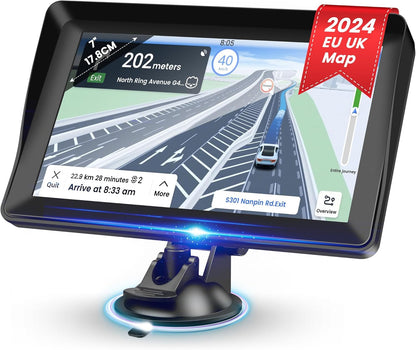 Dispositivo de navegación GPS  FIYAPOO para automóvil 2024.