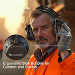 Auriculares BJKing con Bluetooth 5.4 y protección auditiva, recargables.