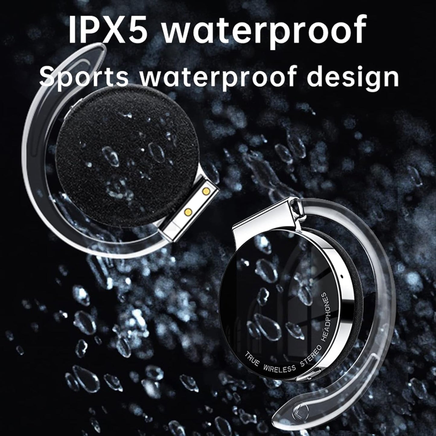 F2 Auriculares inalámbricos, Gancho para la Oreja, (USADOS).