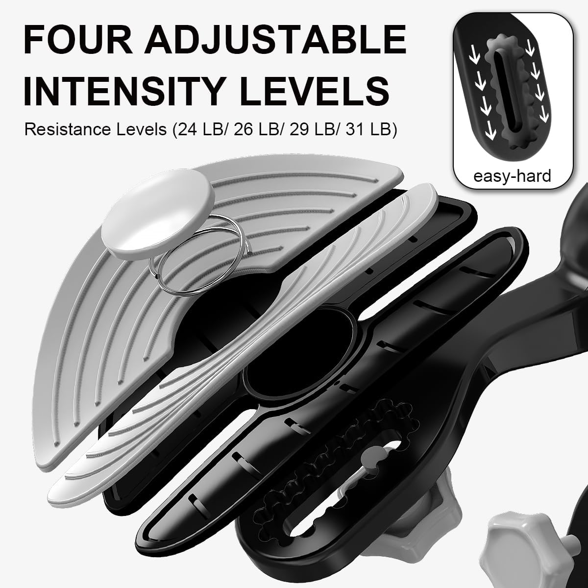 Entrenador de cadera con contador niveles resistencia